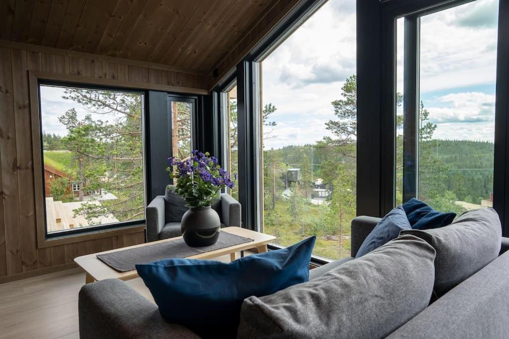 New, Modern, Cosy Hut Close To Norefjell Ski & Spa Noresund Extérieur photo